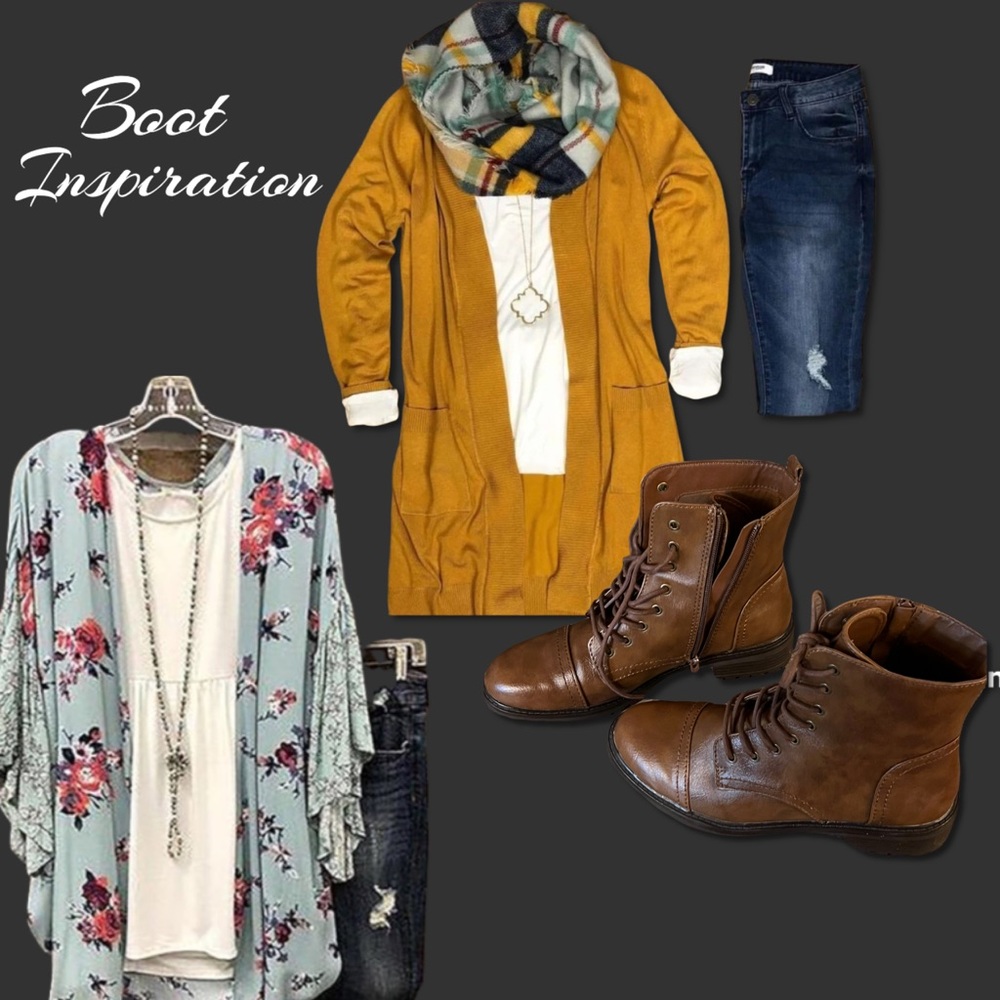 Brown Leather Boots
